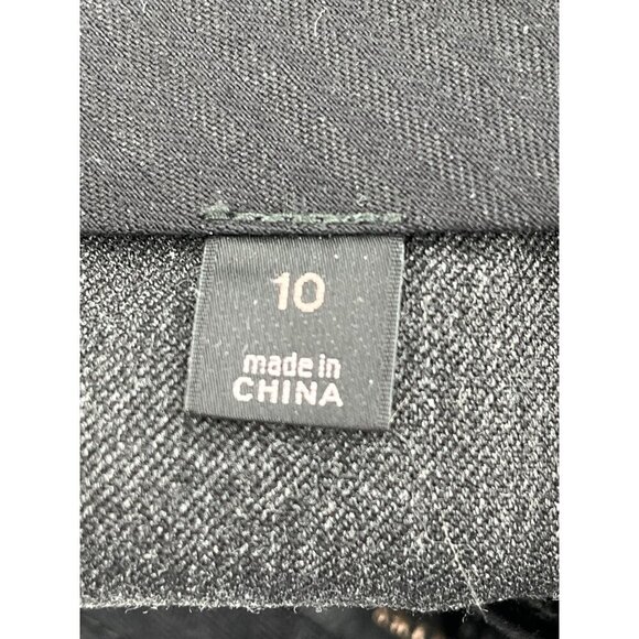 Atelier Classiques Entier Womens Charcoal Gray Dress Pants Size 8 Wool Blend - Picture 9 of 11